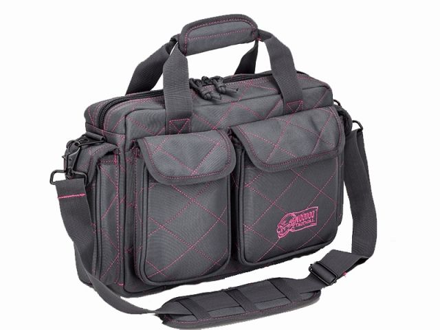 Voodoo Tactical Compact Scorpion Range Bag Gray/Pink - Voodoo Tactical