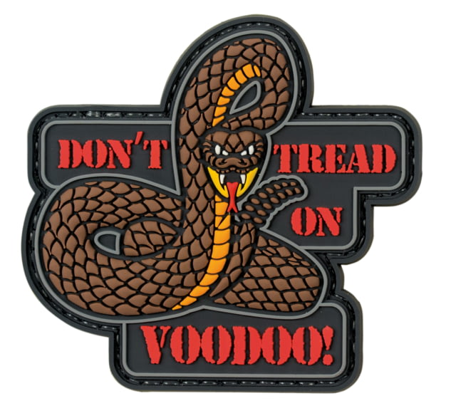 Voodoo Tactical Dont Tread On Rubber Patch 2.5in 2.5in - Voodoo Tactical