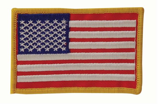 Voodoo Tactical Embroidered Usa Military Flag Patches Right Side Red/White/Blue 2inx3in - Voodoo Tactical