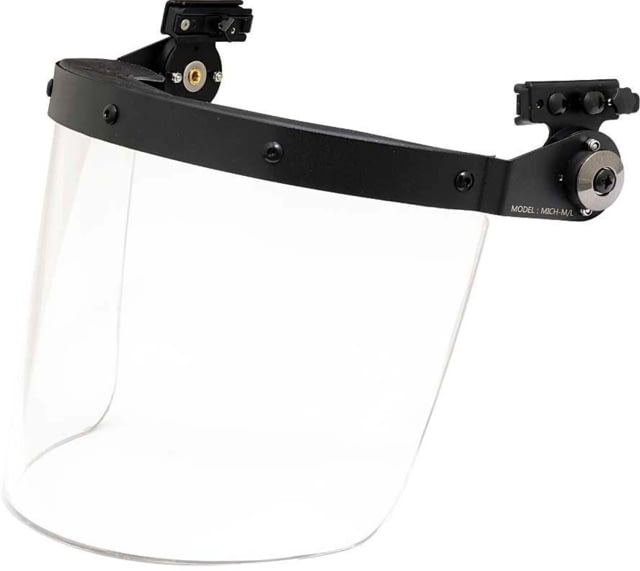 Voodoo Tactical Face Shield For Fast/Mitch Helmet w/ Railing - Voodoo Tactical