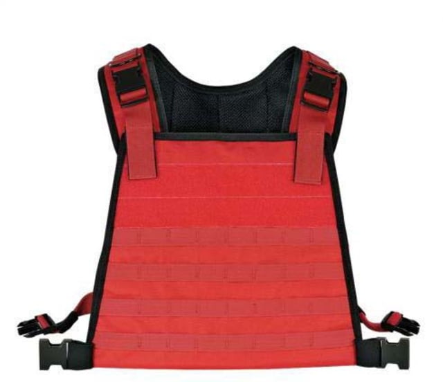 Voodoo Tactical Instructor High Visibility Plate Carrier Red One Size - Voodoo Tactical