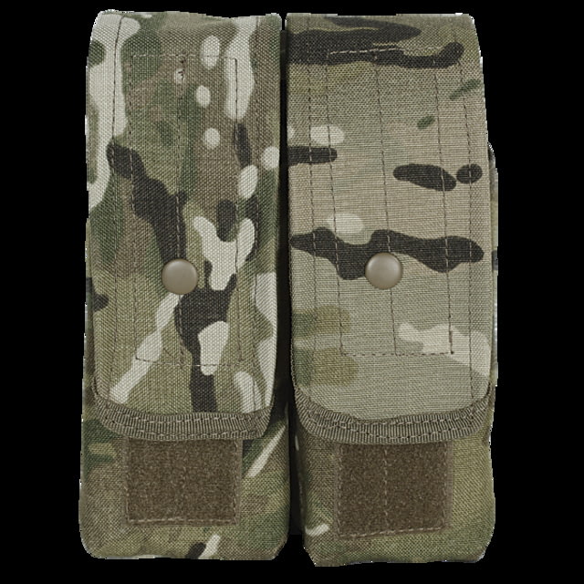Voodoo Tactical M4/AK47 Mag Pouch - Double Multicam - Voodoo Tactical