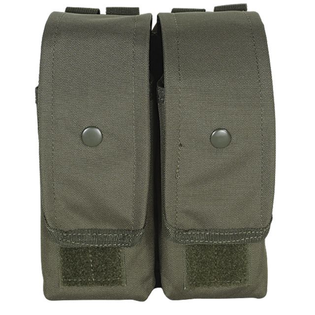 Voodoo Tactical M4/AK47 Mag Pouch - Double OD Green - Voodoo Tactical