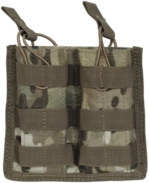 Voodoo Tactical M4/M16 Open Top Mag Pouch W/ Bungee System - Triple Multicam - Voodoo Tactical