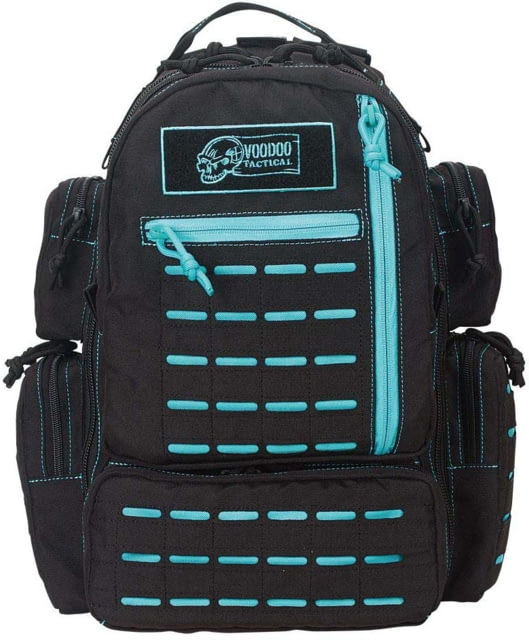 Voodoo Tactical Mini Tobago Pack w/Die Cut MOLLE Black/Teal - Voodoo Tactical