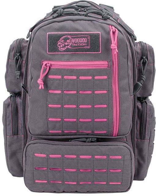 Voodoo Tactical Mini Tobago Pack w/Die Cut MOLLE Gray/Pink - Voodoo Tactical