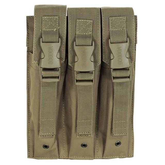 Voodoo Tactical MP5 Mag Pouch Triple Coyote - Voodoo Tactical