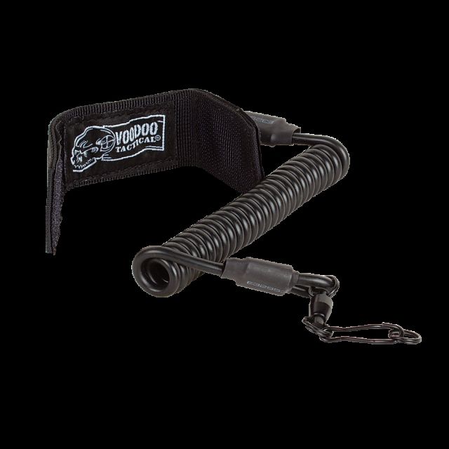 Voodoo Tactical Pistol Leash Black - Voodoo Tactical