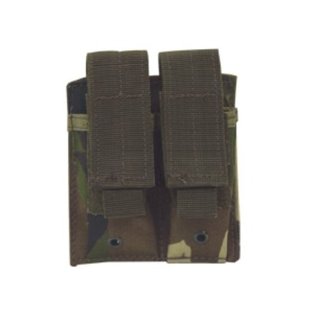 Voodoo Tactical Pistol Mag Pouch Double Woodland Camo - Voodoo Tactical