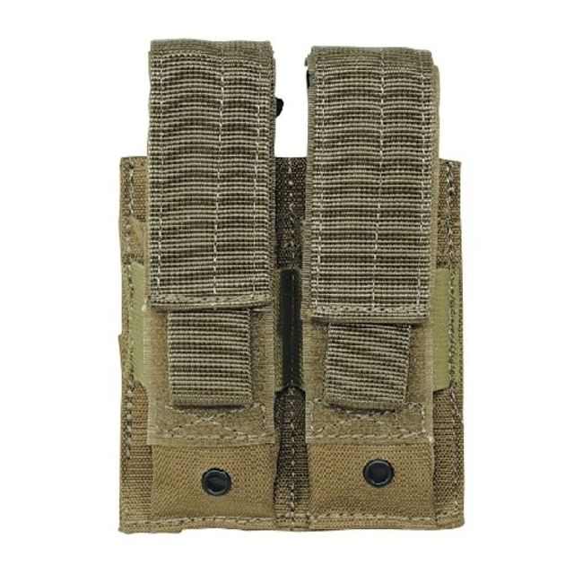Voodoo Tactical Pistol Mag Pouch Double Coyote - Voodoo Tactical