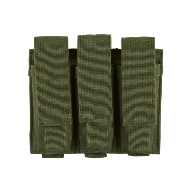 Voodoo Tactical Pistol Mag Pouch Triple OD Green - Voodoo Tactical