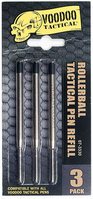 Voodoo Tactical Rollerball Tactical Pen Refill 3 Pack