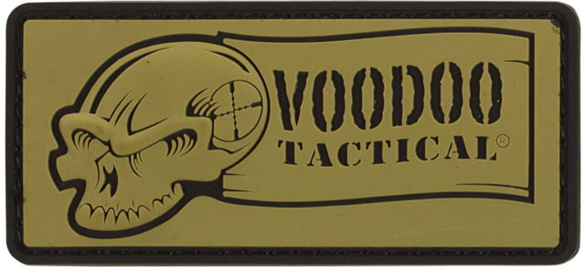 Voodoo Tactical Rubber Patch Logo Coyote - Voodoo Tactical
