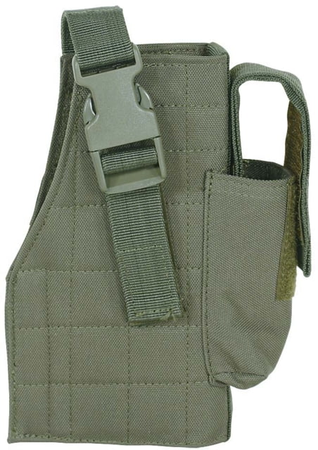 Voodoo Tactical Tactical Molle Holster Left Hand OD Green - Voodoo Tactical