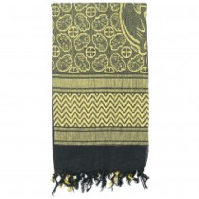 Voodoo Tactical Woven Coalition Desert Scarves Black/Yellow