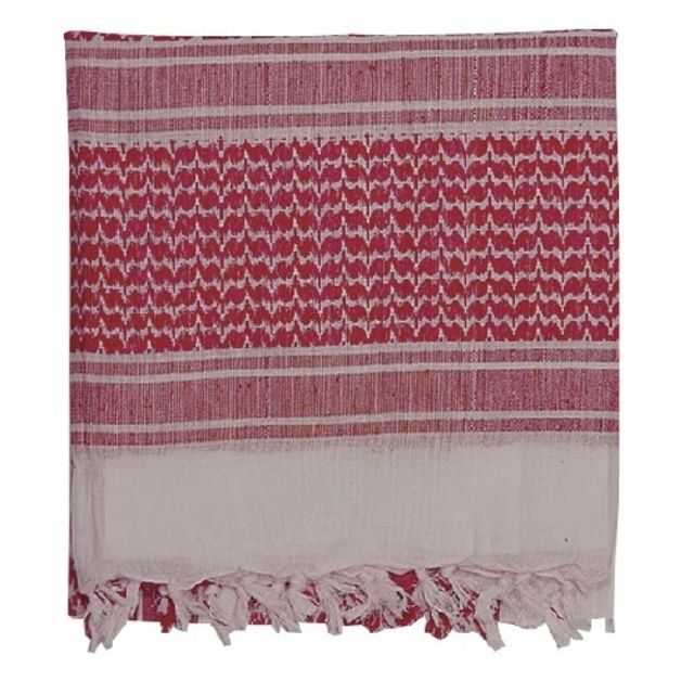 Voodoo Tactical Woven Coalition Desert Scarves White/Red