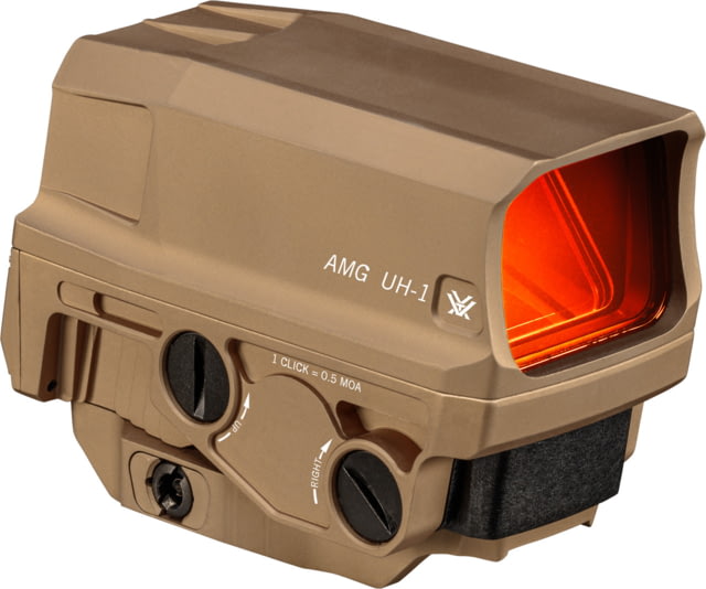 Vortex AMG UH-1 Gen II Holographic Red Dot Sight EBR-CQB Dot Size 1 MOA Dot Reticle Tan Tan 3.9in 11.6oz