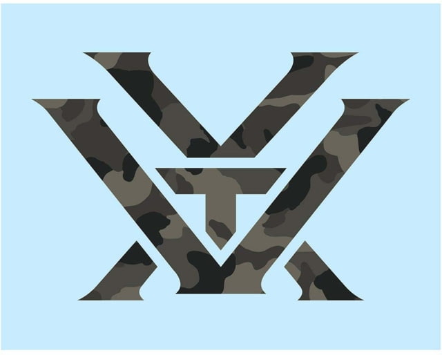 Vortex Camo Logo Decal, Green Camo, 122-45-CAM