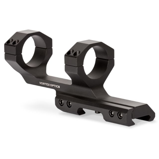 Vortex Sport Cantilever 30mm Rifle Scope Ring Mount, 2in Offset, Matte Aluminum, Black, Medium, CM-202