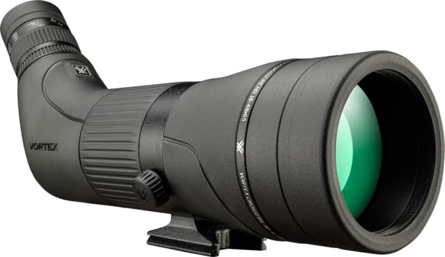 Vortex Crossfire HD 16-48x65 Spotting Scope, Angled, Green, CF-65A