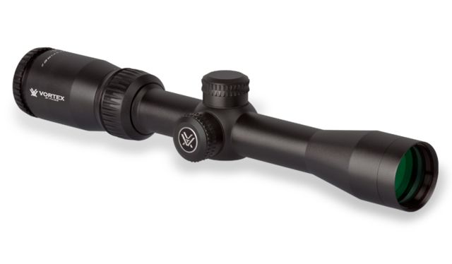 Vortex Crossfire II 2-7x32mm Riflescope, 1in Tube, Black, Anodized, Non-Illuminated V-Plex Rimfire Reticle, MOA Adjustment, CF2-31001R