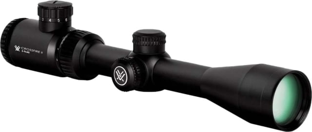 Vortex Crossfire II 3-9x40mm Rifle Scope, 1in Tube, Second Focal Plane, Black, Hard Anodized, Red V-Brite Reticle, MOA Adjustment, CF2-31025