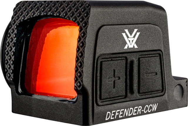 Vortex Defender-CCW Enclosed Solar Micro Prismatic Red Dot Sight 1x20.2mm 3 MOA Reticle Black