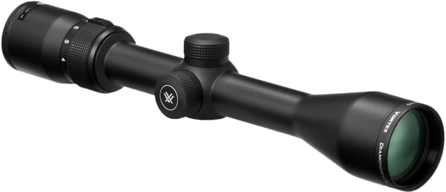 Vortex Diamondback 4-12x40mm Rifle Scope, 1 in Tube, Second Focal Plane, Black, Hard Anodized, Non-Illuminated Dead-Hold BDC Reticle, MOA Adjustment, DBK-04-BDC