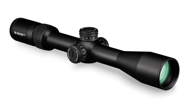 Vortex Diamondback Tactical FFP 4-16x44mm Rifle Scope, 30mm Tube, First Focal Plane, Black, Hard Anodized, Non-Illuminated EBR-2C MOA Reticle, MOA Adjustment, DBK-10026