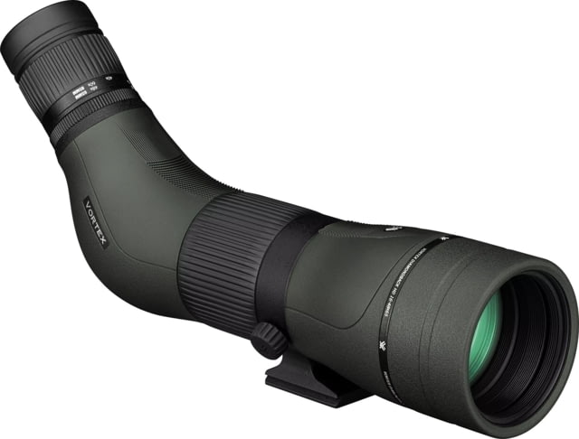 Vortex Diamondback HD Spotting Scope, 16-48x65mm, Angled, Green, 16 x 8.28 x 5.5, Mid-Size, DS-65A