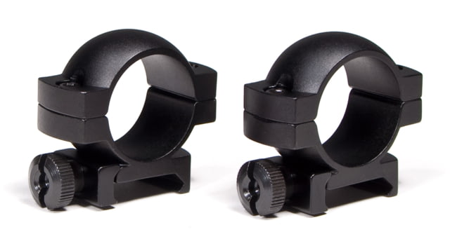 Vortex 1-inch Rifle Scope Rings, Low, Picatinny/Weaver Mount, Set of 2, Black, RING-L