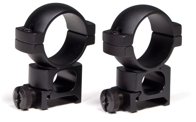 Vortex 30mm Rifle Scope Rings - High, Picatinny/Weaver Mount, Set of 2, Black, 30MRNG-H