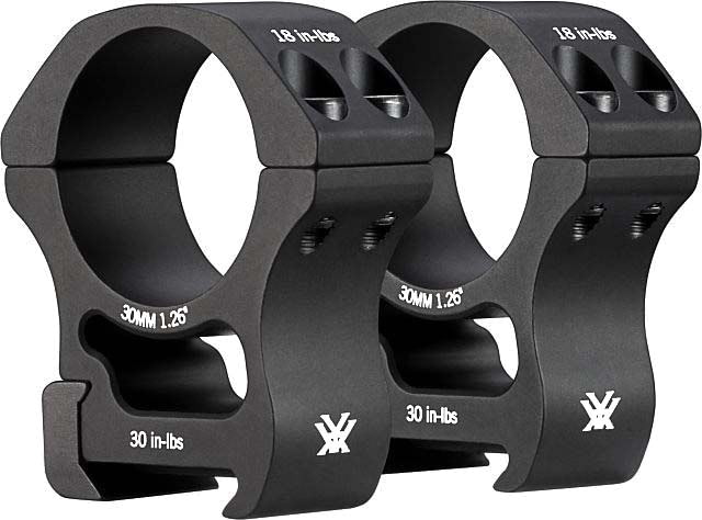 Vortex Pro Series 30mm Rifle Scope Rings