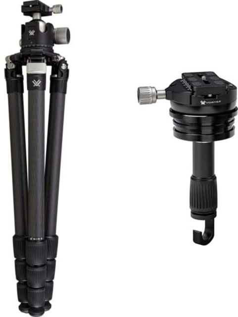 Vortex Radian Carbon Tripod with Ball Head Kit with additional Leveling Head