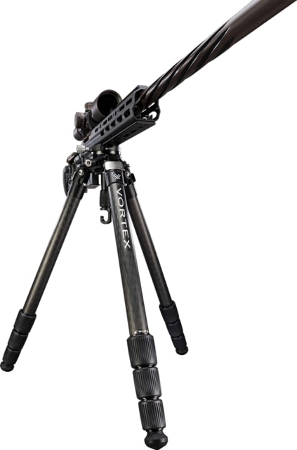 Vortex Radian Carbon with Leveling Head Tripod Kit, 7.8 - 64.3 in, Arca, Black, TR-RADL