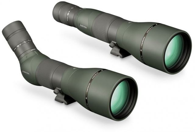 Vortex Razor HD 27-60x85 Spotting Scope, Straight, 85mm, Green, Full-Size, RS-85S