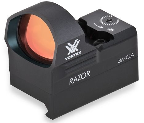 Vortex Razor Red Dot Sight, 3 MOA Dot, Black, RZR-2001