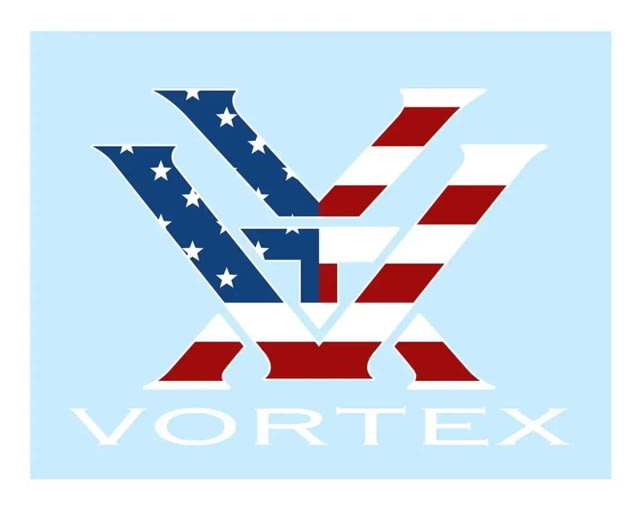 Vortex Stars and Stripes Logo Decal, Red White Blue, 122-44-RWB