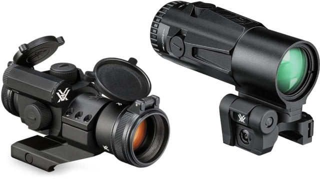 Vortex StrikeFire II w/ 4 MOA Red/Green with Micro 6X Red Dot Sight Magnifier