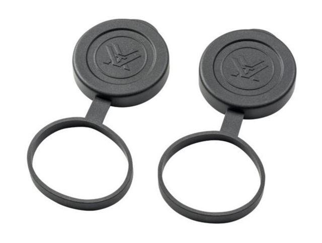 Vortex Tethered Objective Lens Covers, Set of 2 42mm Diamondback, Black, CAPD42