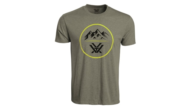 Vortex Three Peaks Short Sleeve T-Shirts - Men's Military Heather XL