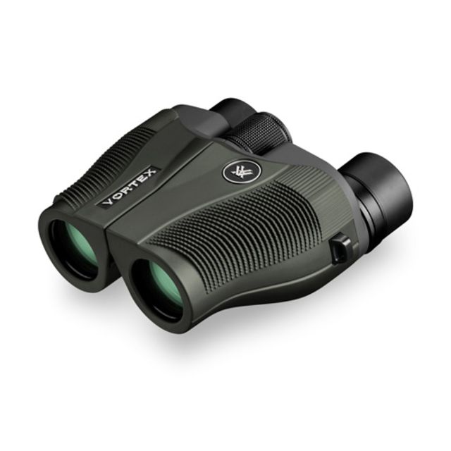 Vortex Vanquish 10x26mm Porro Prism Compact Binoculars, Matte, Green, Compact, VNQ-1026