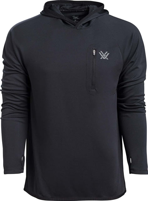 Vortex Men's Hooded Long Sleeve Shirt - Versatile Comfort