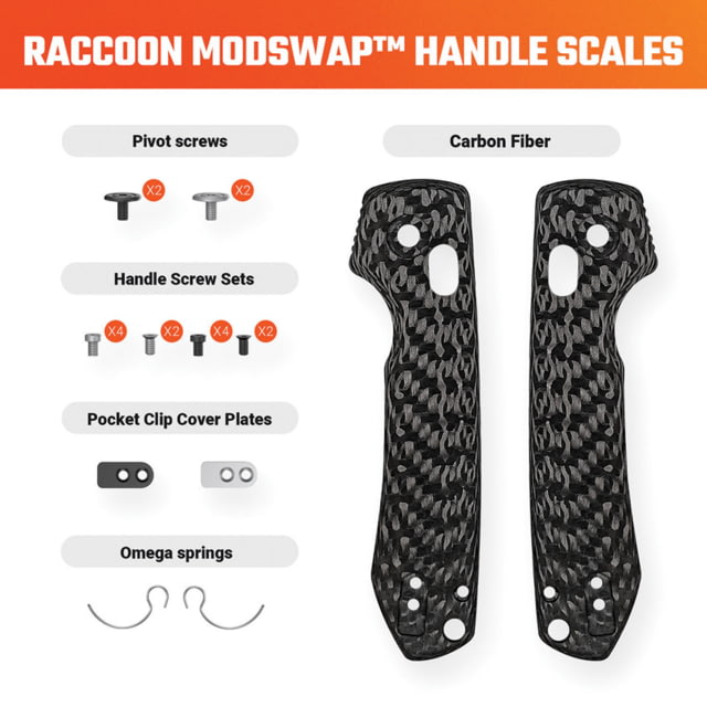 Vosteed Raccoon ModSwap Handle Scales VOS - Vosteed
