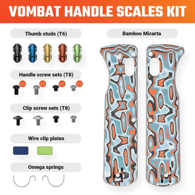 Vosteed Vombat Handle Scales Canyon VOS - Vosteed