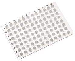 VWR 96-Well Real Time PCR Plates Clear 8-Cap Closure Strips Case of 10