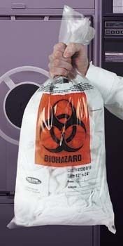 VWR Autoclavable Biohazard Bags, 1.5 mil 14220-018 Clear Bags, Plain, Pack of 100