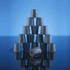 VWR Black Rubber Stoppers One-Hole Kjeldahl