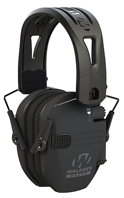 Walkers Razor Tacti-Grip Series Electronic Ear Muffs 23 dB NRR Black