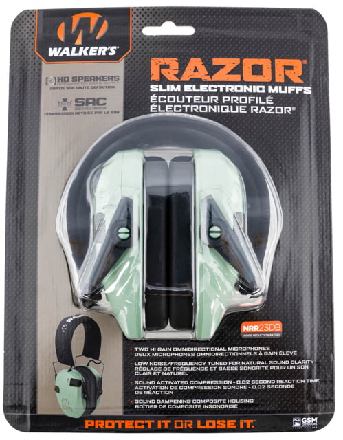 Walkers Walkers Sage Green Razor Muff Fde Logo - $54.99 at Optics Planet